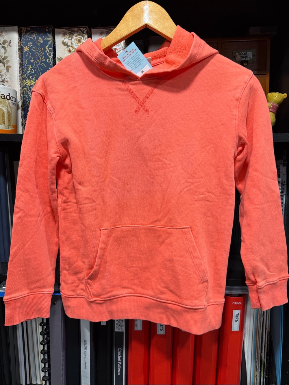 Cat & Jack Coral Crewneck Pullover Hoodie